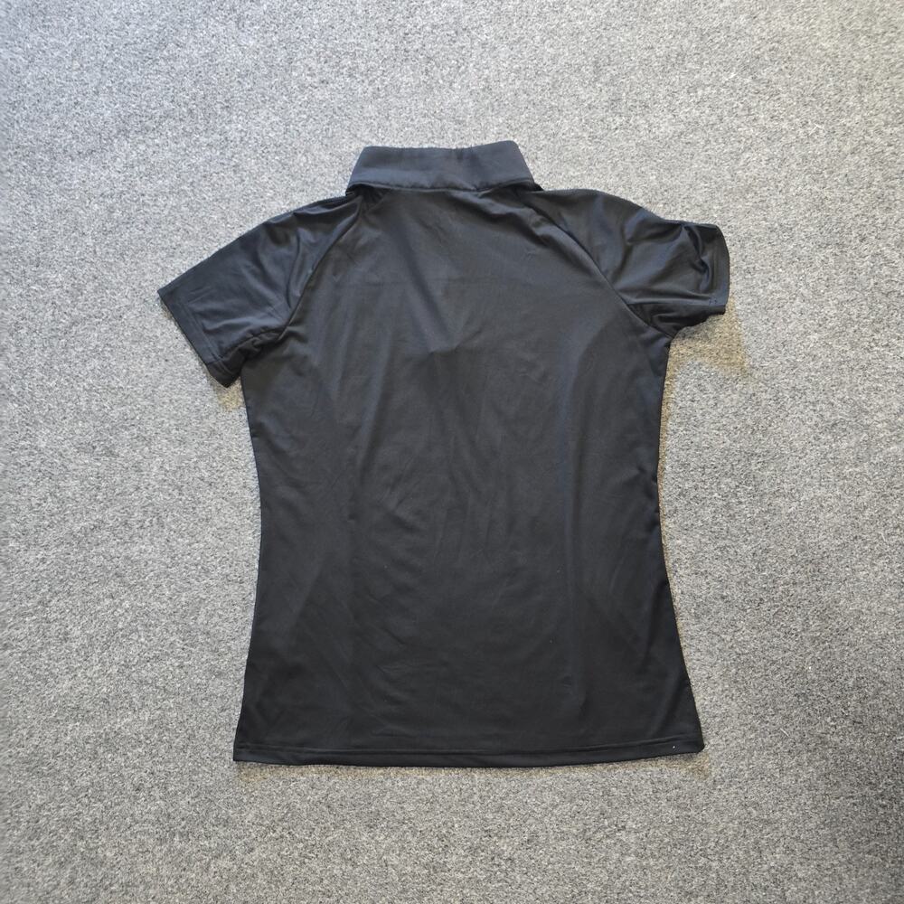 Piper Top Womens Medium Black Zip Short Sleeve Vented Performance Horse Riding - Picture 9 of 10